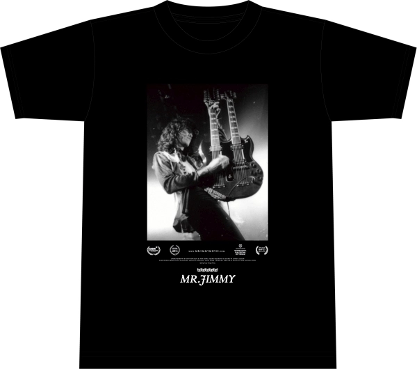 ジミー桜井 / 映画「MR.JIMMY ミスター ・ ジミー レッド・ツェッペリンに全てを捧げた男」オリジナルTシャツ<SIZE:L>