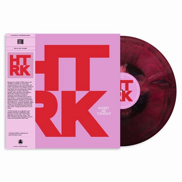 HTRK / ヘイトロック / MARRY ME TONIGHT (GHOSTLY 25 YEAR ANNIVERSARY EDITION) [LP - PINK & BLACK]