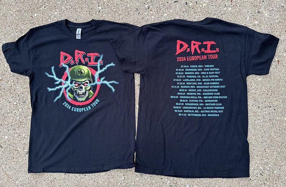 D.R.I. / ディーアールアイ / L/EURO TOUR 2024
