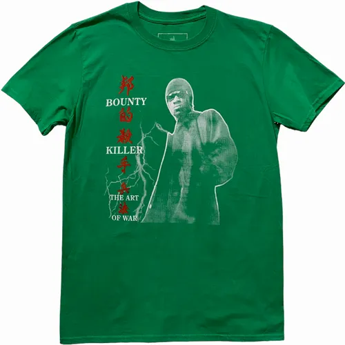 BOUNTY KILLER / バウンティ・キラー / BOUNTY ART OF WAR T-SHIRT GREEN SIZE 3XL
