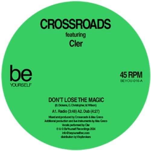 CROSSROADS FEAT. CLER / DON'T LOSE THE MAGIC (12inch)