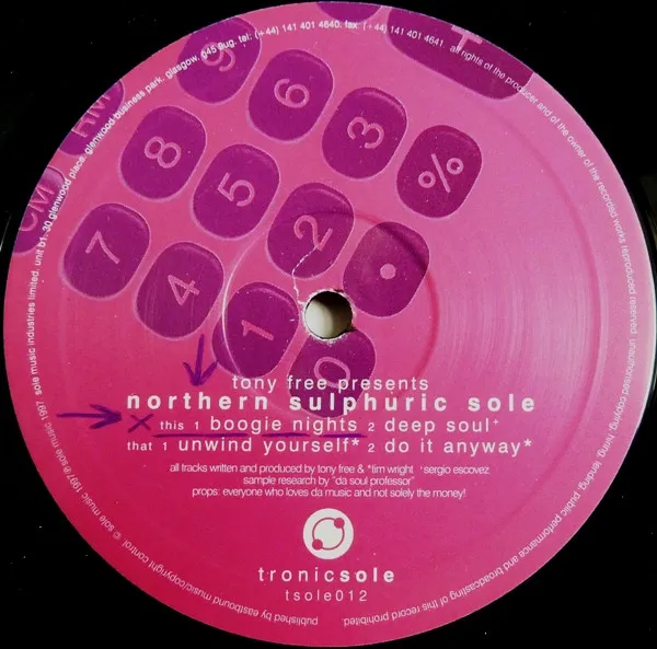 TONY FREE / NORTHERN SULPHURIC SOLE