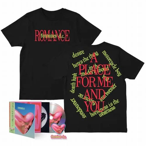 FONTAINES D.C. / フォンテインズ・D.C. / ROMANCE / ロマンス + Tシャツセット（M）