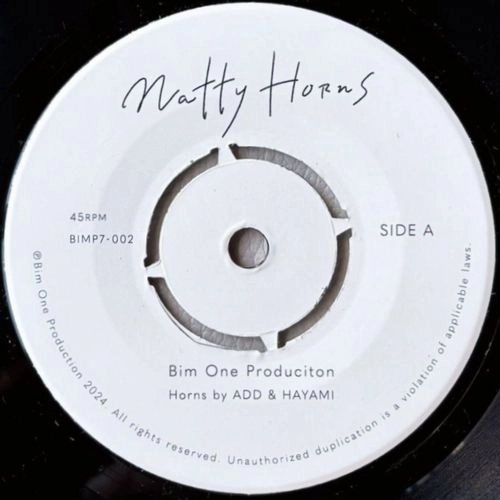 BIM ONE PRODUCTIONS / NATTY HORNS