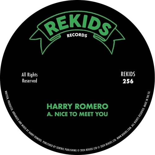HARRY ROMERO / NICE TO MEET YOU
