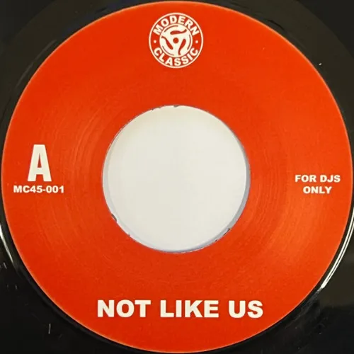 KENDRICK LAMAR / ケンドリック・ラマー / NOT LIKE US (7inch)