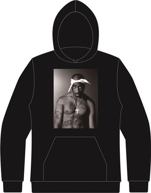 2PAC / トゥーパック / 1993 WEST PAC HOODIE (BLACK) (M)