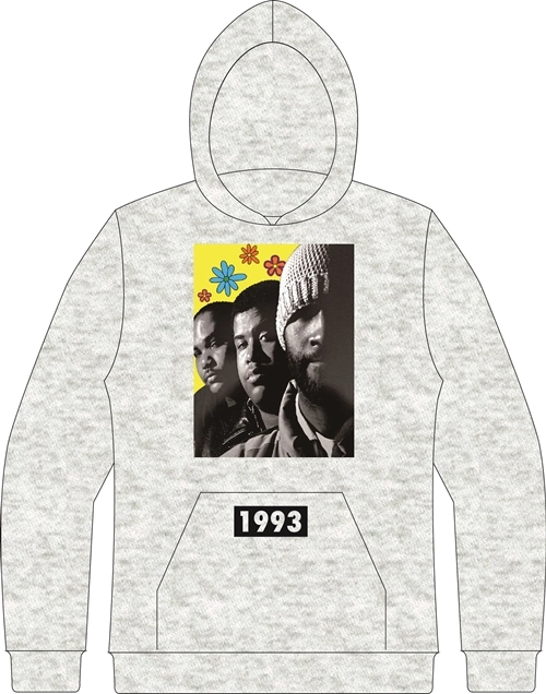 DE LA SOUL / 1993 DE LA HOODIE (ASH) (M)