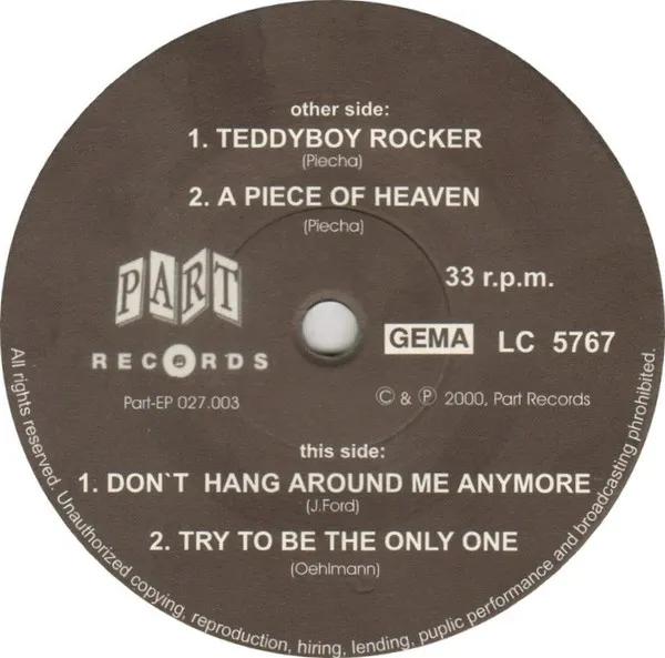 FOGGY MOUNTAIN ROCKERS / TEDDYBOY ROCKER