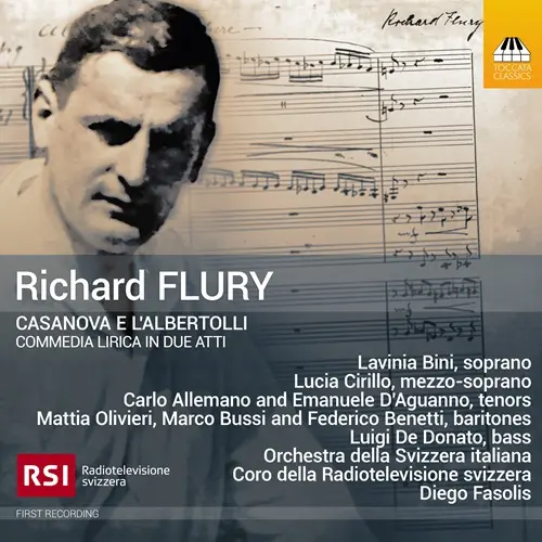 DIEGO FASOLIS / ディエゴ・ファソリス / FLURY:CASANOVA E L'ALBERTOLLI