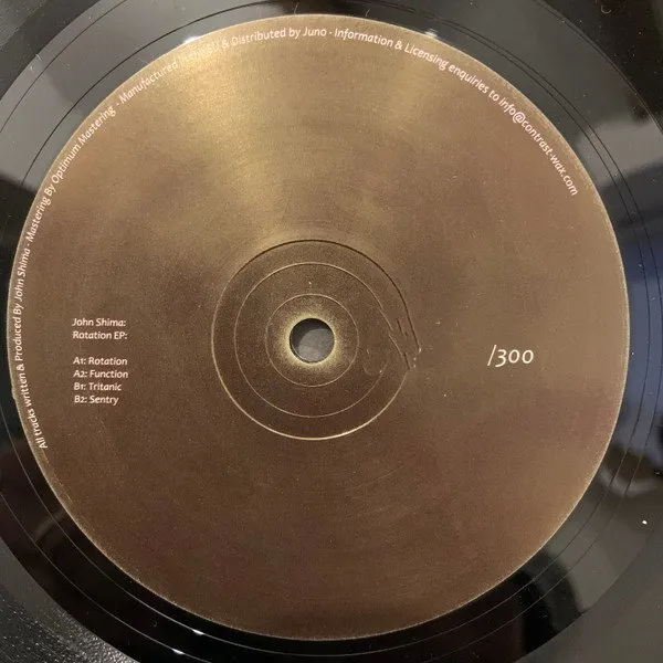 JOHN SHIMA / ROTATION EP