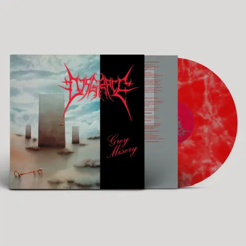 DISGRACE (METAL/FINLAND) / GREY MISERY<RED / SILVER MARBLE VINYL>