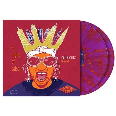 CELIA CRUZ / セリア・クルース / A NIGHT OF SALSA (2LP, 25TH ANNIVERSARY EDITION, MAGENTA SPLATTER VINYL)