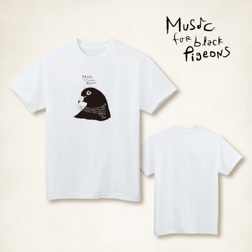 JAKOB BRO / ヤコブ・ブロ / Music for Black Pigeons White T-shirt M