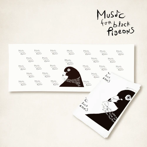 JAKOB BRO / ヤコブ・ブロ / Music for Black Pigeons 手ぬぐい / Music for Black Pigeons Tenugui