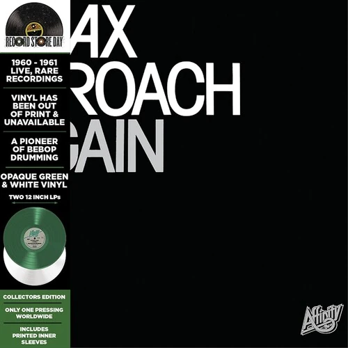 MAX ROACH / マックス・ローチ / AGAIN (Green,White Colored Vinyl Limited Edition)