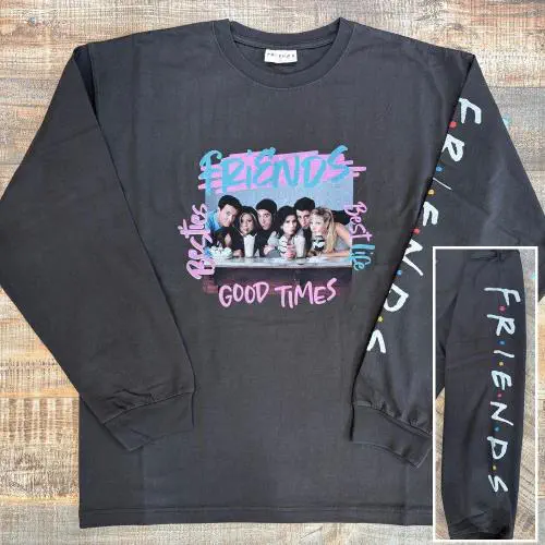 FRIENDS (US TV DRAMA) / FRIENDS LONG SLEEVE T-SHIRT (25F-86301 / BLACK / XL)
