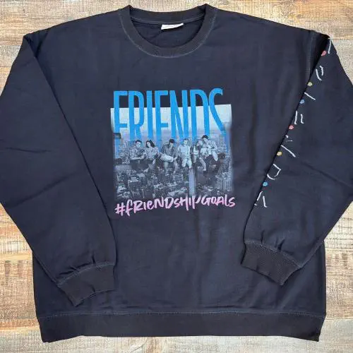 FRIENDS (US TV DRAMA) / FRIENDS SWEAT (25F-86305 / BLACK / M)