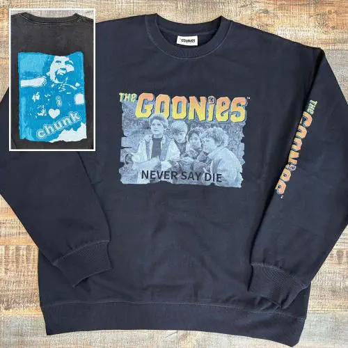 GOONIES (MOVIE) / グーニーズ / GOONIES SWEAT (25G-86307 / BLACK / L)