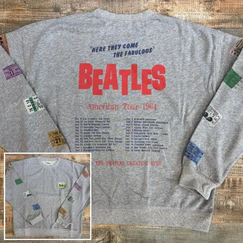 BEATLES / ビートルズ / BEATLES LONG SLEEVE T-SHIRT (25B-86310 / GREY / XL)