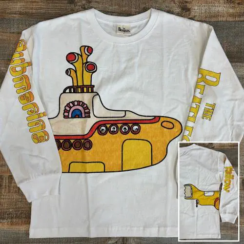 BEATLES / ビートルズ / BEATLES YELLOW SUBMARINE LONG SLEEVE T-SHIRT (25B-86308 / WHITE / XL)