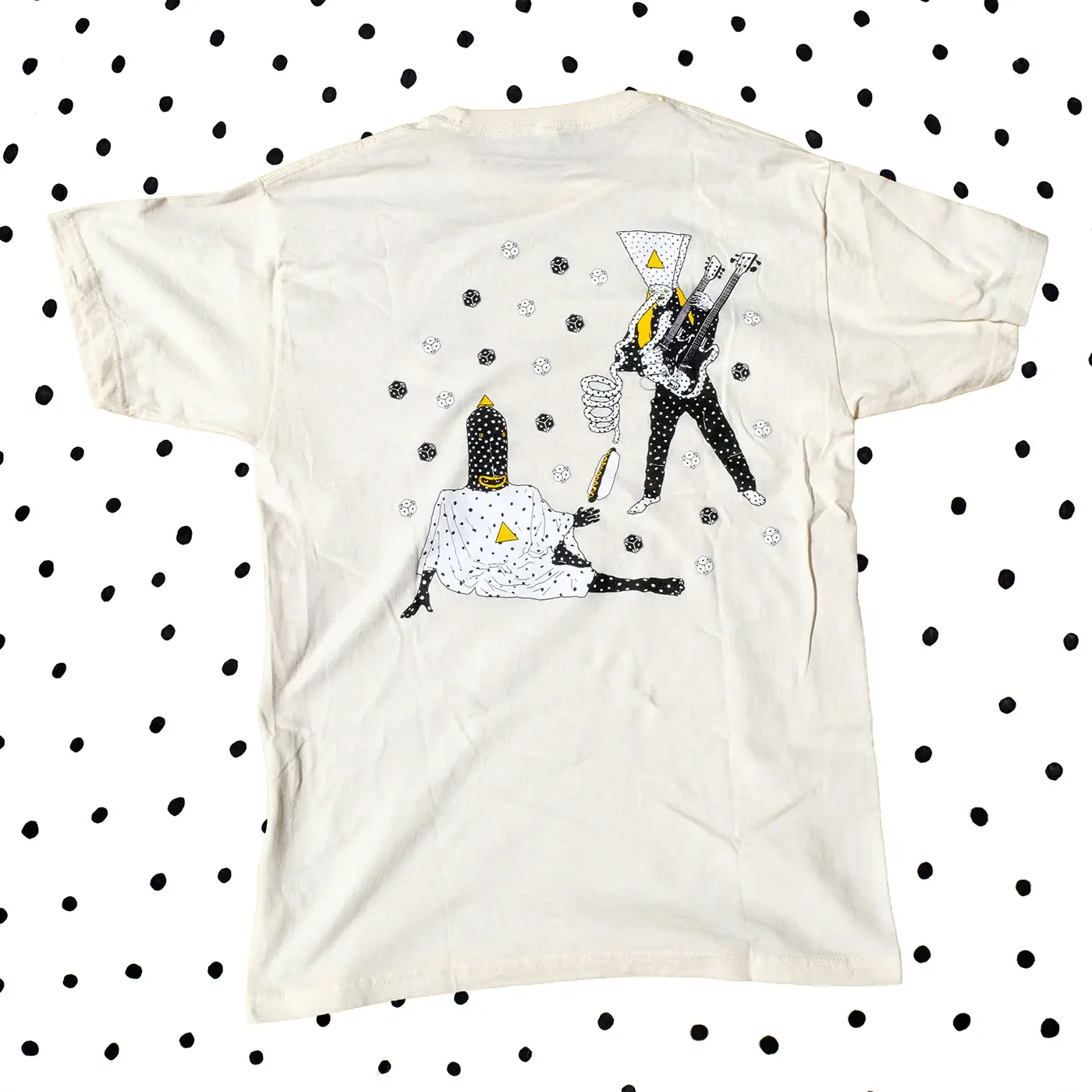 ANGINE DE POITRINE / アンジーヌ・ド・ポワトリーヌ / TOHOGD BEIGE T-SHIRT (SIZE:S)