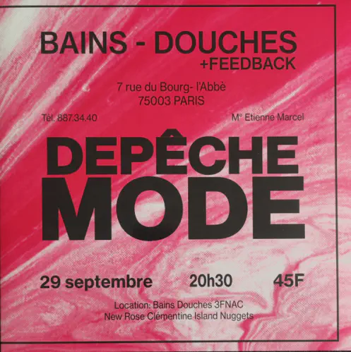 DEPECHE MODE / デペッシュ・モード / BAINS - DOUCHES