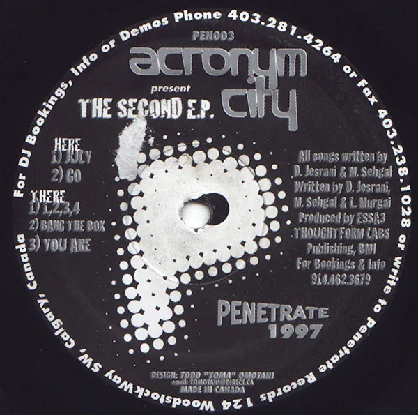 ACRONYM CITY / SECOND E.P.