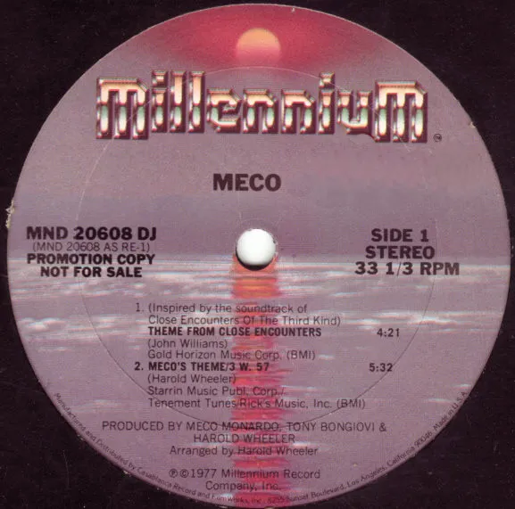 MECO / ミーコ / THEME FROM CLOSE ENCOUNTERS