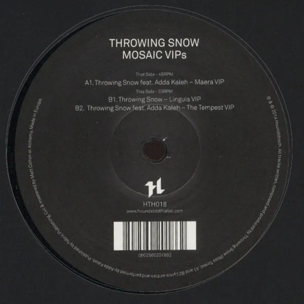 THROWING SNOW / スローイング・スノウ / MOSAIC VIPS