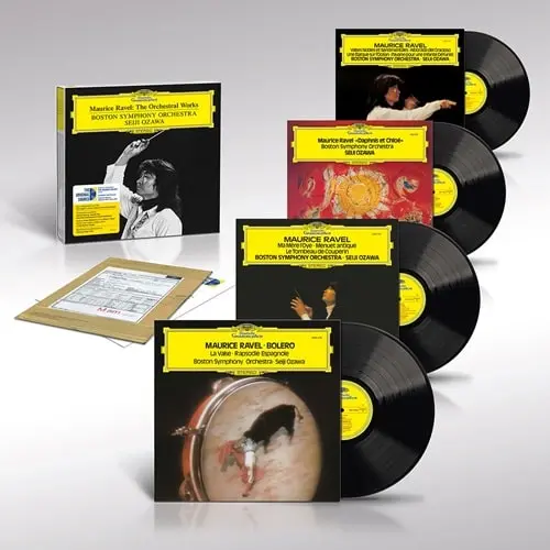 SEIJI OZAWA / 小澤征爾 / RAVEL:ORCHESTRAL WORKS (4LP)