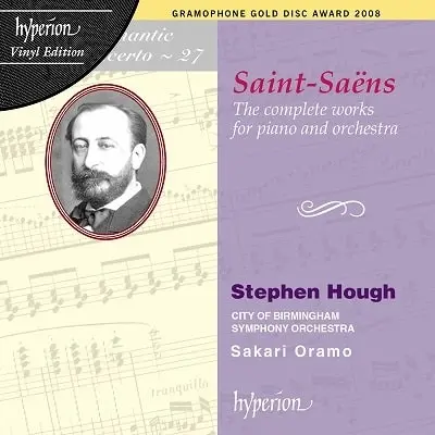 STEPHEN HOUGH / スティーヴン・ハフ / S-SAENS:COMPLETE WORKS FOR PIANO AND ORCHESTRA (LP)