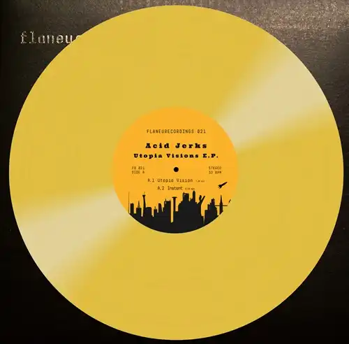 ACID JERKS / UTOPIA VISIONS EP (LIM. YELLOW VINYL) (2025 LIM REPRESS)