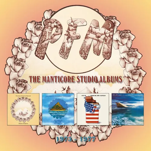 PFM / ピー・エフ・エム / THE MANTICORE STUDIO ALBUMS: 4CD CLAMSHELL BOX