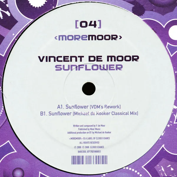 VINCENT DE MOOR / ヴィンセント・デ・ムーア / SUNFLOWER