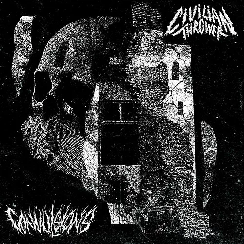 CONVULSIONS : CIVILIAN THROWER / SPLIT (LP)