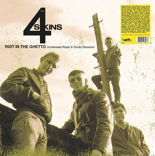 4 SKINS / RIOT IN THE GHETTO: UNRELEASED RADIO & STUDIO SESSIONS (LP/BLACK VINYL)