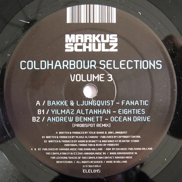MARKUS SCHULZ / マーカス・シュルツ / COLDHARBOUR SELECTIONS VOLUME 3