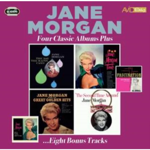 JANE MORGAN / ジェーン・モーガン / FOUR CLASSIC ALBUMS PLUS (The Day The Rains Came / Jane Morgan Time / Sings The Great Golden Hits / The Second Time Around)