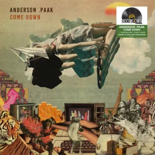ANDERSON .PAAK / COME DOWN (7'inch) -ALL NEW ART, LIMITED, INDIE-EXCLUSIVE-
