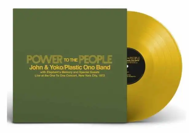 JOHN LENNON & YOKO ONO / ジョン・レノン&ヨーコ・オノ / POWER TO THE PEOPLE: LIVE AT THE ONE TO ONE CONCERT, NEW YORK CITY, '72 [12''] (YELLOW 180 GRAM VINYL, LIMITED, INDIE-EXCLUSIVE