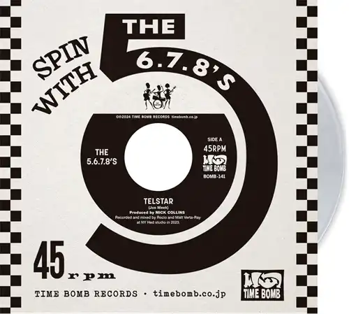 THE 5.6.7.8.'S / Telstar / Radium Girls（7" / CLEAR VINYL）