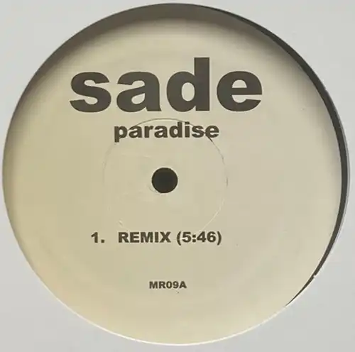 SADE / シャーデー / PARADISE / BY YOUR SIDE (REMIXES)