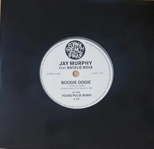 JAY MURPHY FEAT. NATALIE NOVA / BOOGIE OOGIE (ROB HARDT BOOGIE REMIX) / BOOGIE OOGIE (YOUNG PULSE REMIX) (COLOR VINYL)