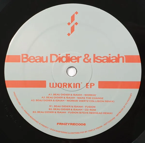 BEAU DIDIER & ISAIAH / WORKIN' EP