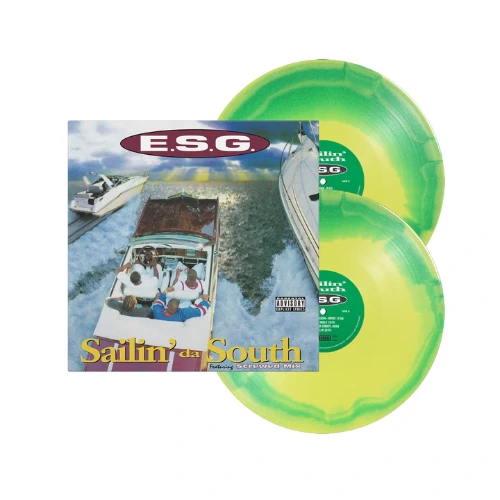 E.S.G.(HIP HOP) / SAILIN' DA SOUTH (2LP) (GREEN AND YELLOW VINYL)