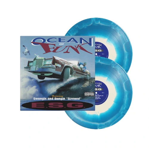 E.S.G.(HIP HOP) / OCEAN OF FUNK (2LP) (BLUE AND WHITE VINYL)
