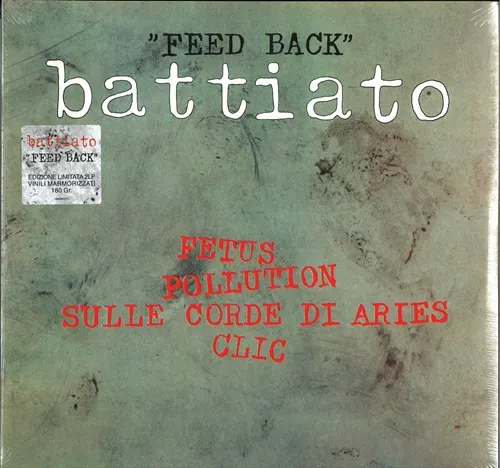 FRANCO BATTIATO / フランコ・バッティアート / FEED BACK: LIMITED WHITE MIX BLACK COLOR DOUBLE 180g VINYL [RSD 2025.4.12]