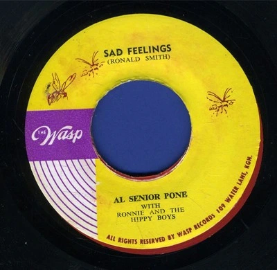 Al Senior Pone With Ronnie And The Hippy Boys / Sad Feelings / Hold My Hand