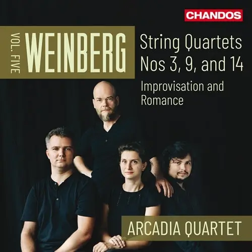 ARCADIA QUARTET / アルカディア四重奏団 / WEINBERG:STRING QUARTET NO.3,9&14